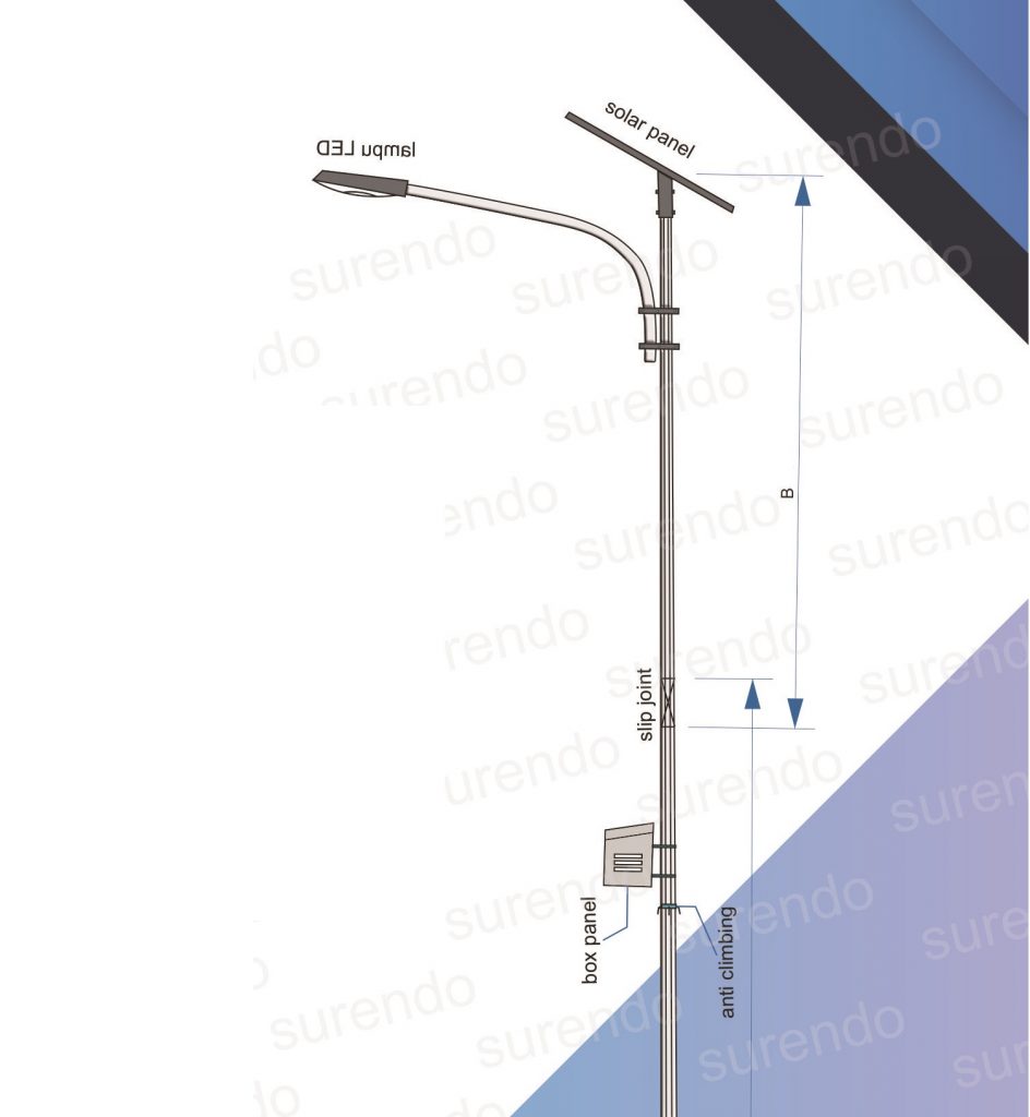 Paket PJU Solarcell 3 In 1 / Konvensional