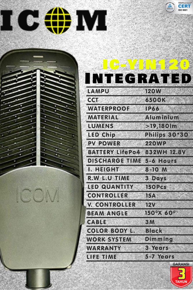 Lampu IC-YIN120 2021