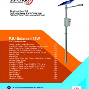 PJU Tenaga Surya 36W